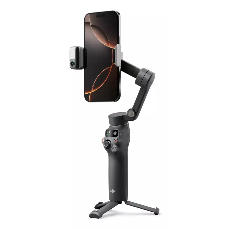 DJI Osmo Mobile 7P gimbal pre smartfón, 3-osová stabilizácia, ActiveTrack 7.0, teleskopická tyč, Bluetooth 5.3, tmavosivý