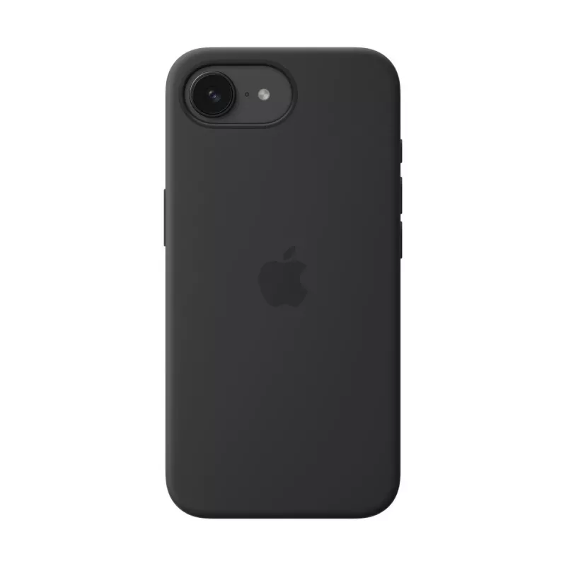 Apple Silicone puzdro iPhone 16e čierne