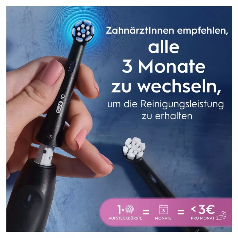 Oral-B 194631 hlavica zubnej kefky 4 ks čierna
