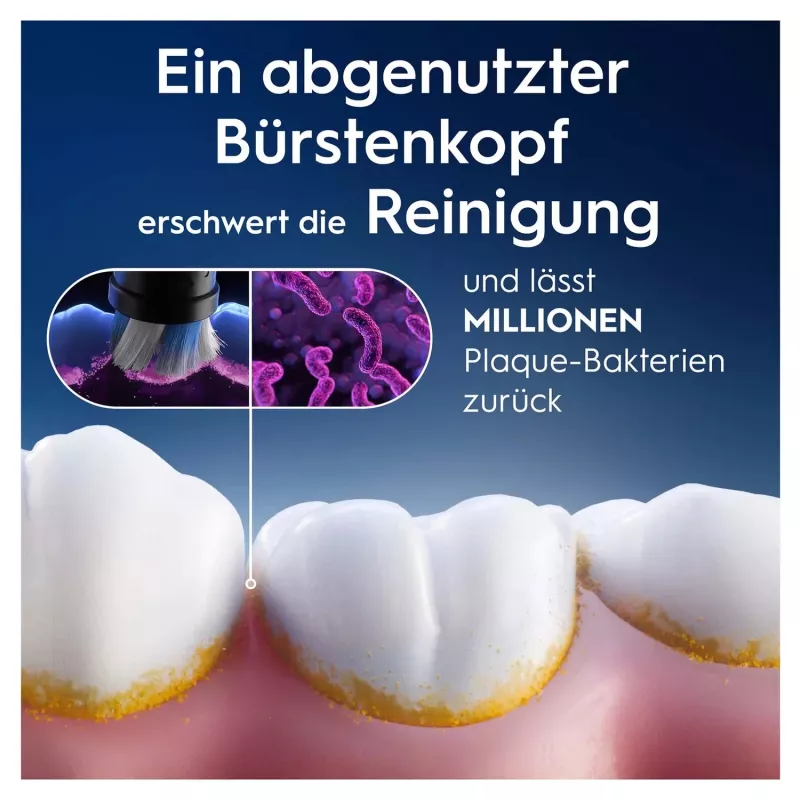 Oral-B 194631 hlavica zubnej kefky 4 ks čierna