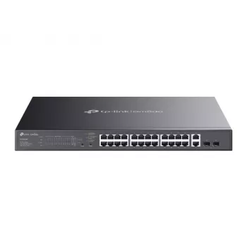 TP-Link Omada ES228GMP sieťový switch spravovaný L2 Gigabit Ethernet (10/100/1000) Power over Ethernet (PoE) čierny
