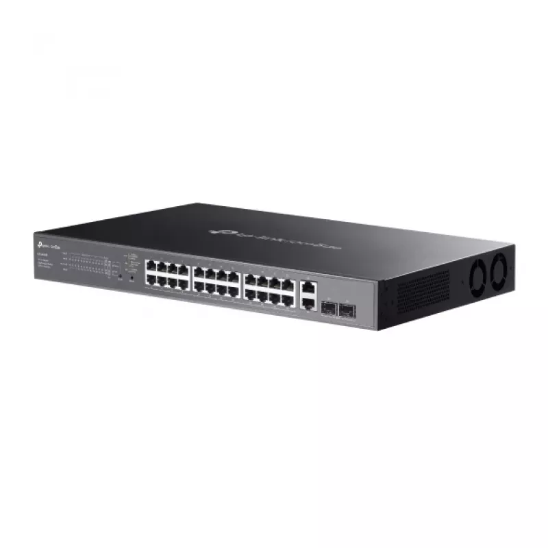 TP-Link Omada ES228GMP sieťový switch spravovaný L2 Gigabit Ethernet (10/100/1000) Power over Ethernet (PoE) čierny