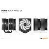 be quiet! Pure Rock Pro 3 LX čierny procesorový vzduchový chladič 12 cm 1 ks