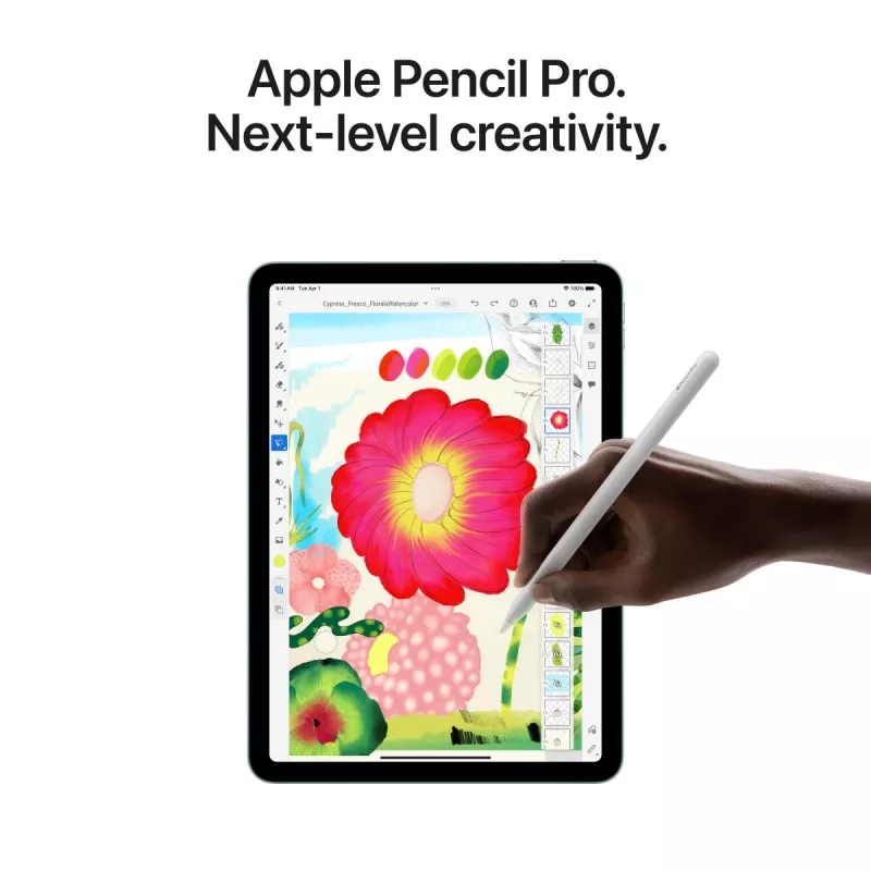 APPLE iPad Air (2025) - M3 - 13 palcov - 7. generácia - Wi-Fi + Cellular - 128 GB - Starlight