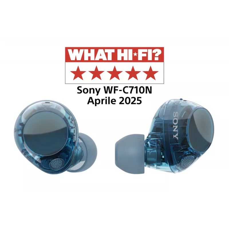 Sony WF-C710N (WFC710NL.CE7) True Wireless slúchadlá do uší, Bluetooth, potlačenie hluku, Glass Blue