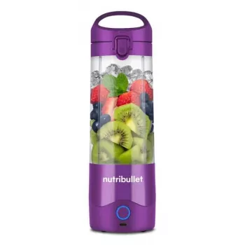 Prenosný mixér NUTRIBULLET Portable 0.475 L — fialový, 2000 mAh batéria, Tritan nádoba
