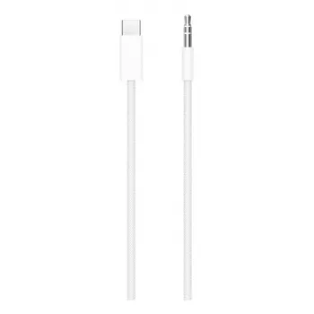 Audio kábel Apple MDV84ZM/A 1.2m 3.5mm USB Type-C biely