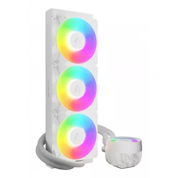ARCTIC Liquid Freezer III Pro 360 A-RGB (biela) - multi-kompatibilný all-in-one CPU vodný chladič s A-RGB