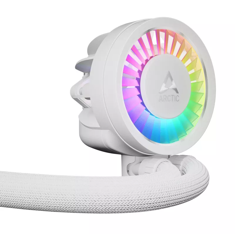 ARCTIC Liquid Freezer III Pro 360 A-RGB (biela) - multi-kompatibilný all-in-one CPU vodný chladič s A-RGB