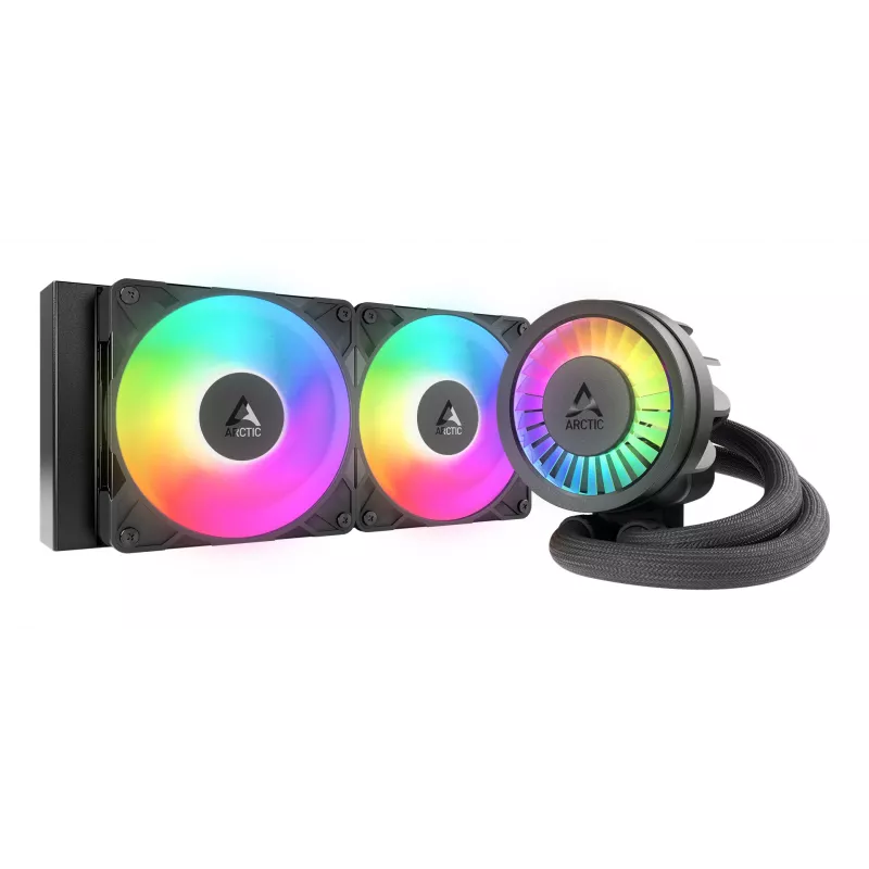 ARCTIC Liquid Freezer III Pro 240 A-RGB - multi-kompatibilný all-in-one CPU vodný chladič s A-RGB čierny