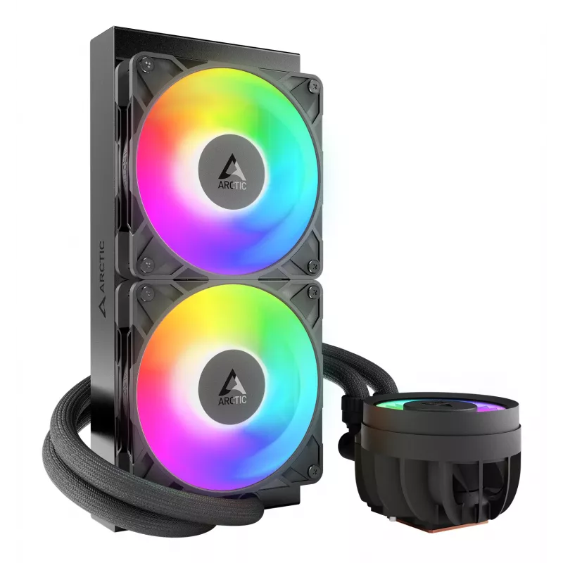 ARCTIC Liquid Freezer III Pro 240 A-RGB - multi-kompatibilný all-in-one CPU vodný chladič s A-RGB čierny