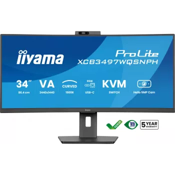 iiyama ProLite XCB3497WQSNPH-B1 počítačový monitor 86,4 cm (34