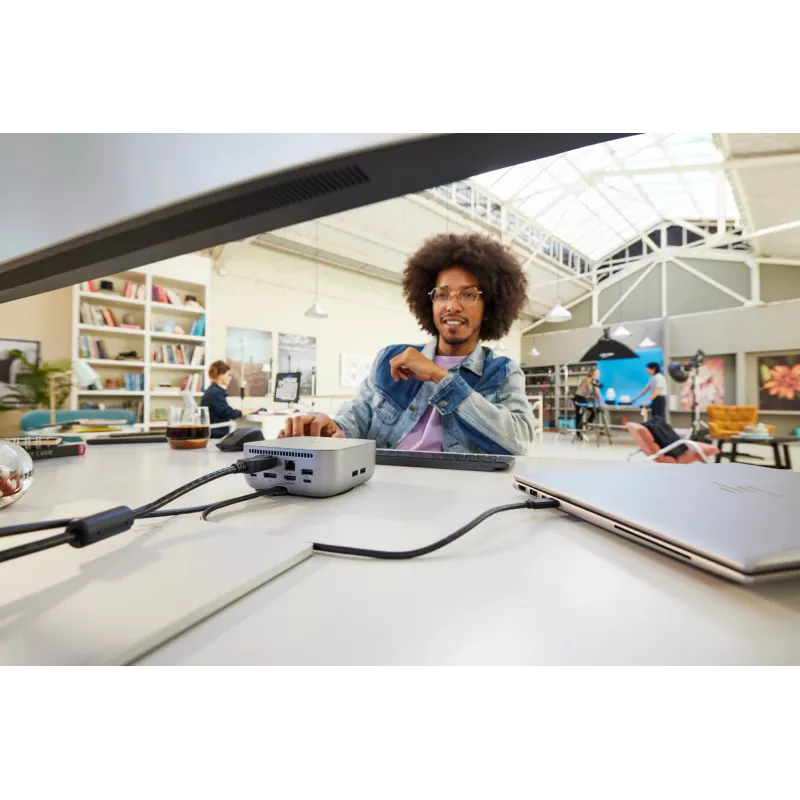 HP Thunderbolt 4 Ultra 180W G6 Dock, káblový, Thunderbolt 4, 180 W, 10,100,1000,2500 Mbit/s, sivá, 8K Ultra HD