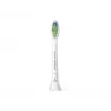 Náhradné hlavice na zubnú kefku Philips HX6064/87 Optimal White – 4 ks, biela, stredne tvrdé štetinky