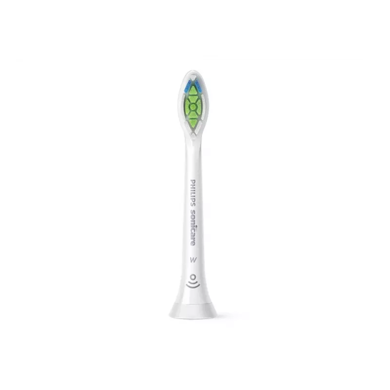 Náhradné hlavice na zubnú kefku Philips HX6064/87 Optimal White – 4 ks, biela, stredne tvrdé štetinky