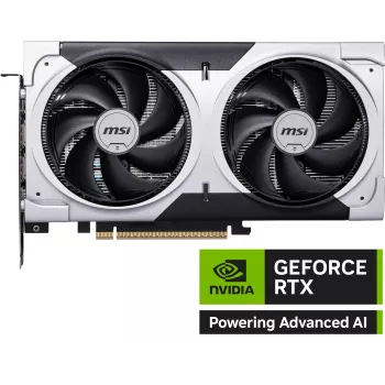 Grafická karta MSI GeForce RTX 5060 Ti 8 GB GDDR7, PCIe 5.0, 4608 CUDA, 2602 MHz Boost, 128-Bit, 2 ventilátory, 180 W
