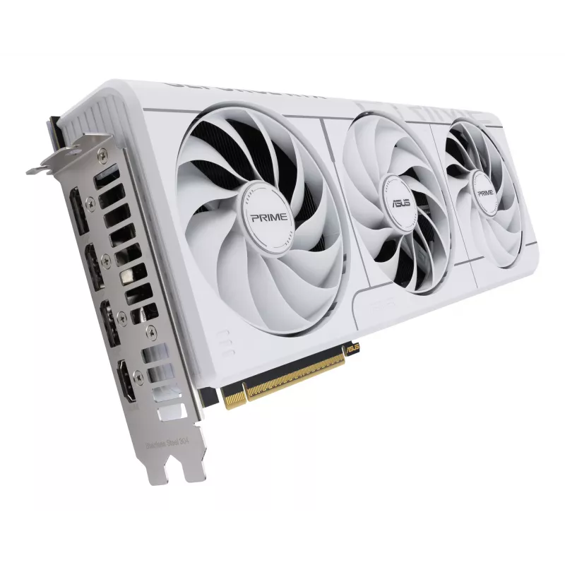 Grafická karta ASUS GeForce RTX 5070 12 GB GDDR7, PCIe 5.0, 192-bit, biela, 3 ventilátory
