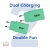 USB-C nabíjačka 2 balenie 30W od club 3d — duálne 30W USB-C napájacie adaptéry