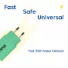 USB-C nabíjačka 2 balenie 30W od club 3d — duálne 30W USB-C napájacie adaptéry
