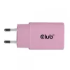 CLUB3D 2 balenie USB C nabíjačka 30 Watt biela, interiérová, AC, ružová