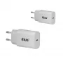 USB‑C nabíjačka 2 balenie CLUB3D CAC-3020, 30 W celkom, biela