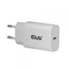 USB‑C nabíjačka 2 balenie CLUB3D CAC-3020, 30 W celkom, biela