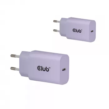 Napájací zdroj club 3d USB-C nabíjačka 30W 2 balenie kompaktná pre mobilné telefóny a tablety