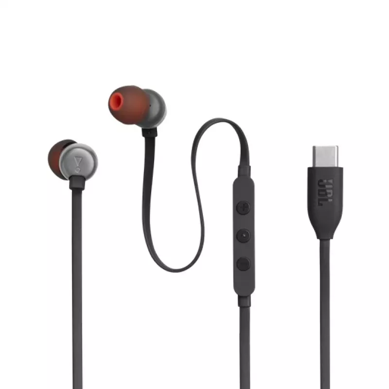 JBL Tune 310C headset káblový in-ear hovory/hudba USB typu C čierny