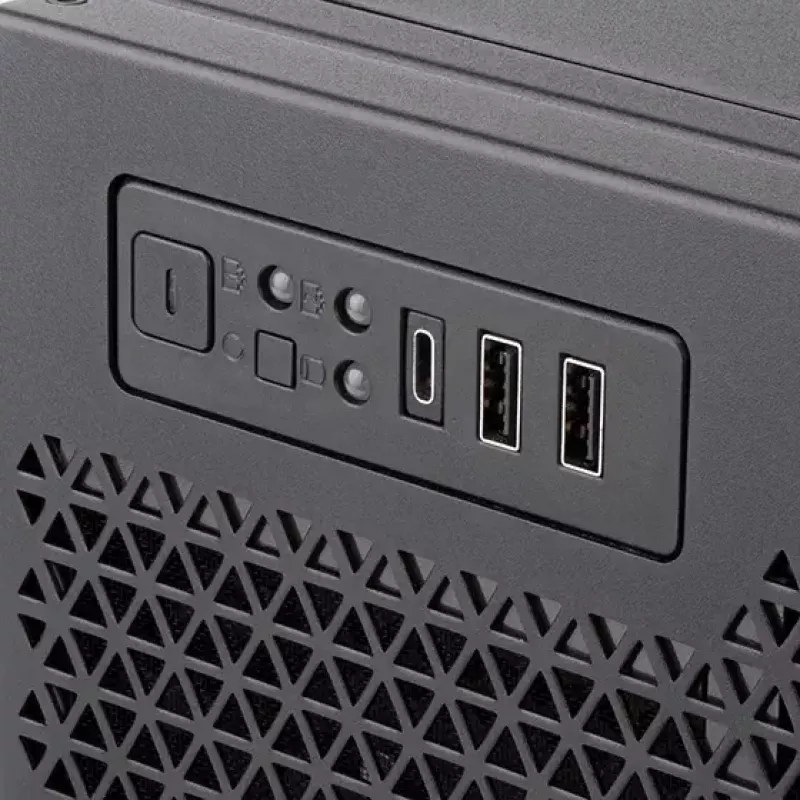 Serverový rack Silverstone RM52 čierny ATX SFX 440x550x220mm
