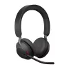 Jabra Evolve2 65 USB-C čierna MS nabíjací stojan stereo