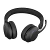 Jabra Evolve2 65 USB-C čierna MS nabíjací stojan stereo
