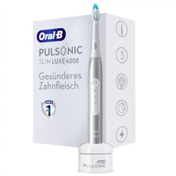 Oral-B Pulsonic slim Luxe 4000 dospelácke sonická zubná kefka platinová