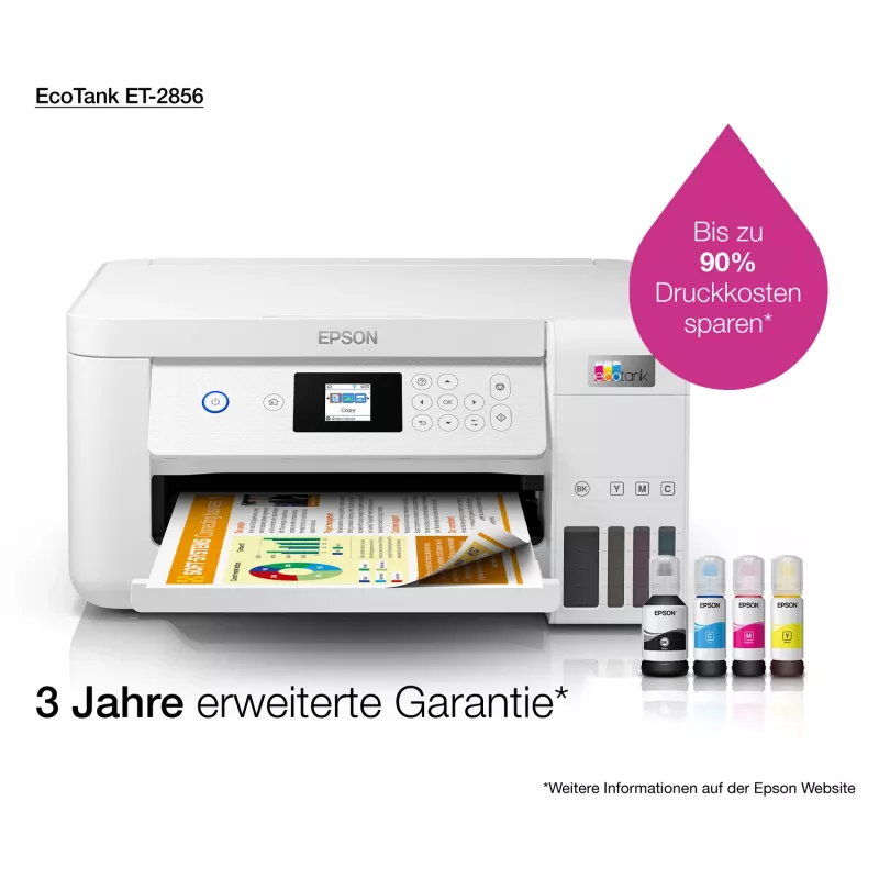 Epson EcoTank ET-2856 atramentová A4 5760 x 1440 DPI 33 str./min Wi-Fi
