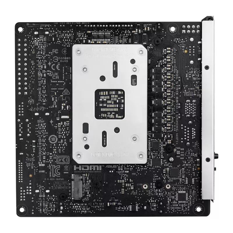 Základná doska ASUS ROG STRIX B850-I GAMING WIFI, AMD B850, Socket AM5, mini ITX, 2x DDR5, Wi-Fi 7, 2.5Gb LAN