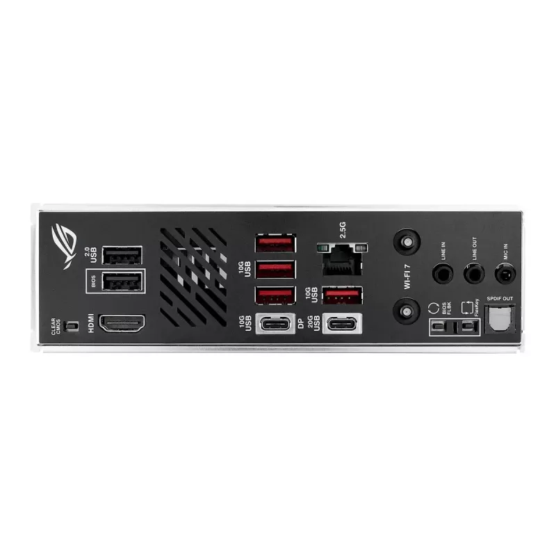 Základná doska ASUS ROG STRIX B850-I GAMING WIFI, AMD B850, Socket AM5, mini ITX, 2x DDR5, Wi-Fi 7, 2.5Gb LAN