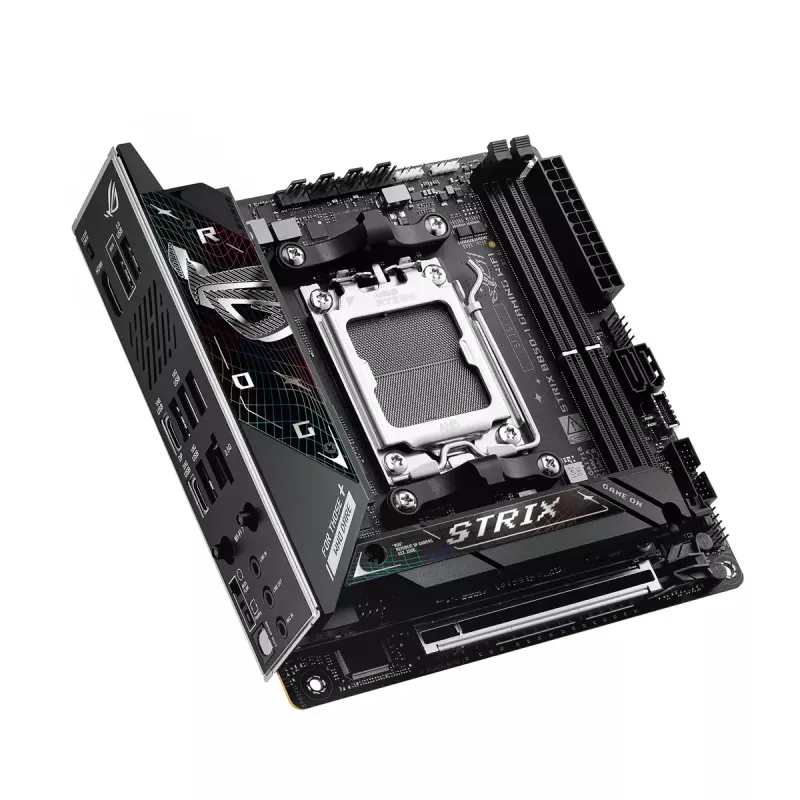 Základná doska ASUS ROG STRIX B850-I GAMING WIFI, AMD B850, Socket AM5, mini ITX, 2x DDR5, Wi-Fi 7, 2.5Gb LAN
