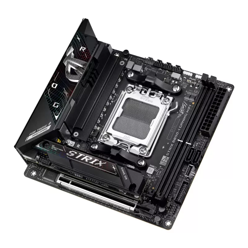 Základná doska ASUS ROG STRIX B850-I GAMING WIFI, AMD B850, Socket AM5, mini ITX, 2x DDR5, Wi-Fi 7, 2.5Gb LAN