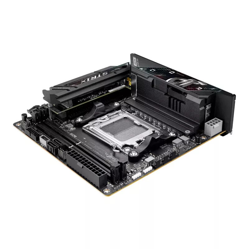 Základná doska ASUS ROG STRIX B850-I GAMING WIFI, AMD B850, Socket AM5, mini ITX, 2x DDR5, Wi-Fi 7, 2.5Gb LAN