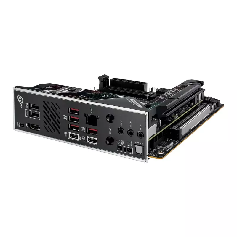 Základná doska ASUS ROG STRIX B850-I GAMING WIFI, AMD B850, Socket AM5, mini ITX, 2x DDR5, Wi-Fi 7, 2.5Gb LAN