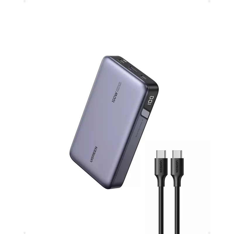 Ugreen 25188 powerbank 20000 mAh sivá