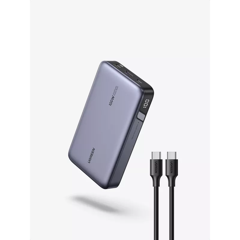 Ugreen 25188 powerbank 20000 mAh sivá