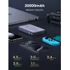 Ugreen 25188 powerbank 20000 mAh sivá