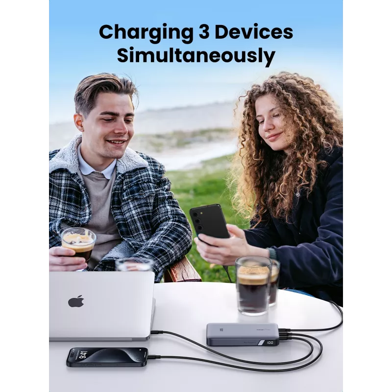 Ugreen 25188 powerbank 20000 mAh sivá