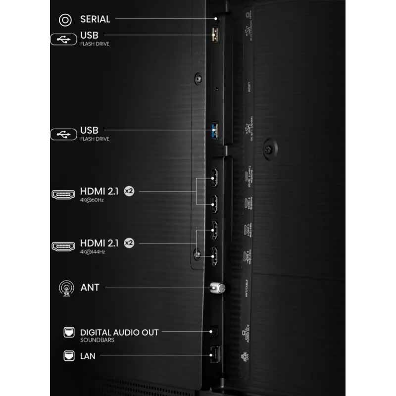 Hisense 55 inch S7NQTUK Canvas TV s Freely & ArtMode