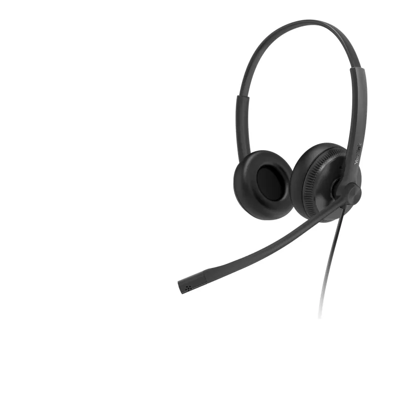 Yealink UH34 Dual Teams headset, káblový, kancelária/call centrum, 20 - 20000 Hz, 118 g, headset, čierny