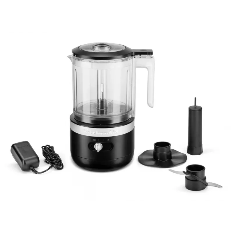 Elektrický kuchynský robot KitchenAid 5KFCB519EBM 1,19 L 24 W čierny transparentný