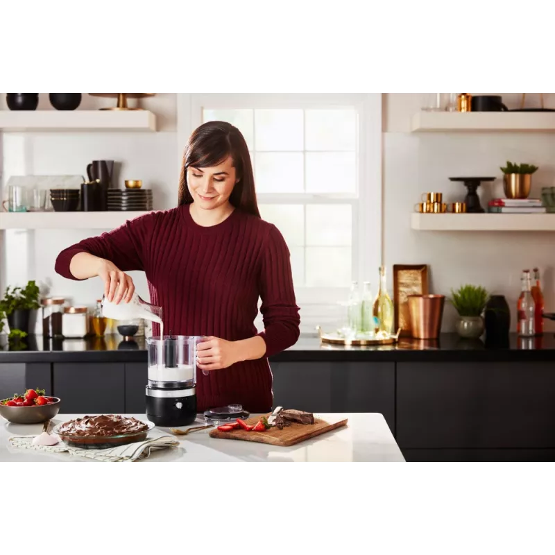 Elektrický kuchynský robot KitchenAid 5KFCB519EBM 1,19 L 24 W čierny transparentný