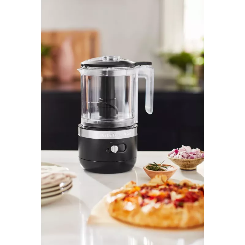 Elektrický kuchynský robot KitchenAid 5KFCB519EBM 1,19 L 24 W čierny transparentný