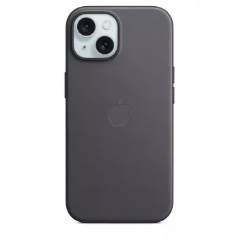 APPLE Apple FineWoven puzdro s MagSafe iPhone 15 čierne