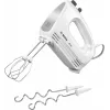 Ručný mixér Bosch MFQ24200 — 400 W, 4 rýchlosti, Turbo, brúsená oceľ/biela